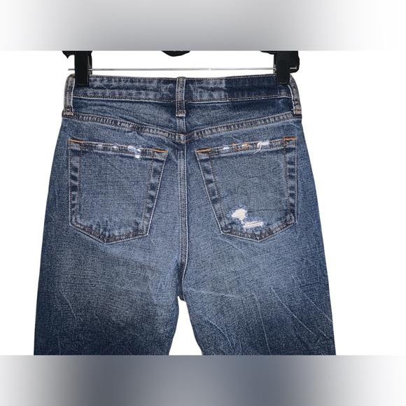 Abercrombie & Fitch Simone High Rise Ankle Straight Jeans Size 0R - Picture 6 of 7